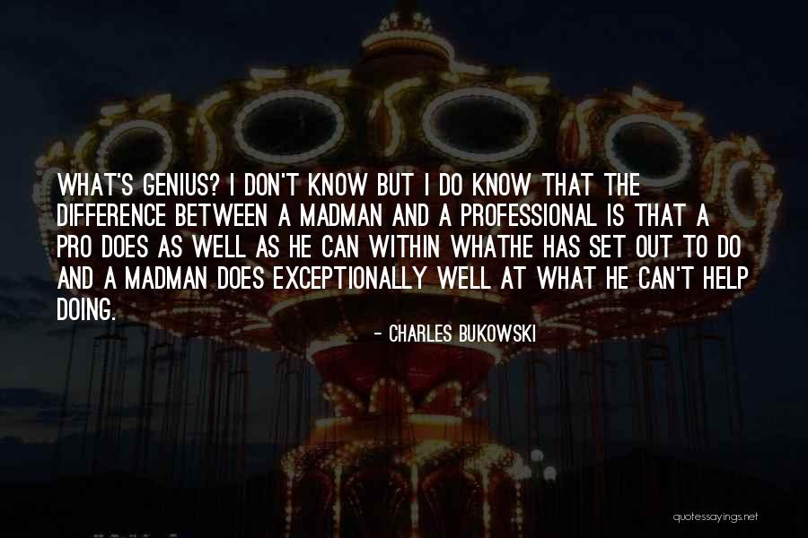 Pro Quotes By Charles Bukowski