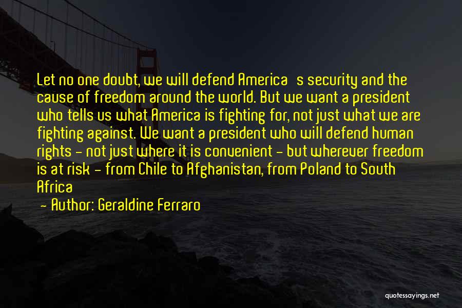Pro Social Network Quotes By Geraldine Ferraro