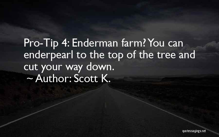 Pro Tip Quotes By Scott K.