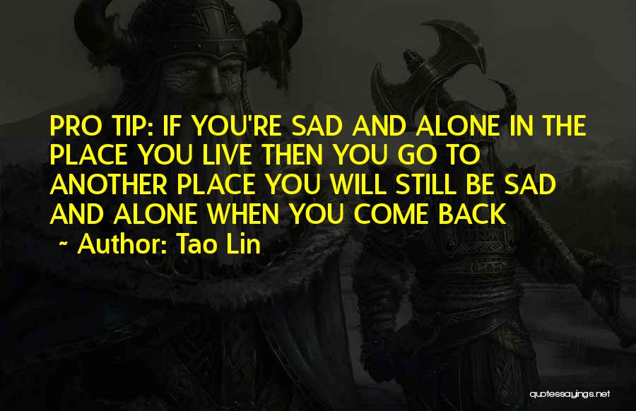 Pro Tip Quotes By Tao Lin