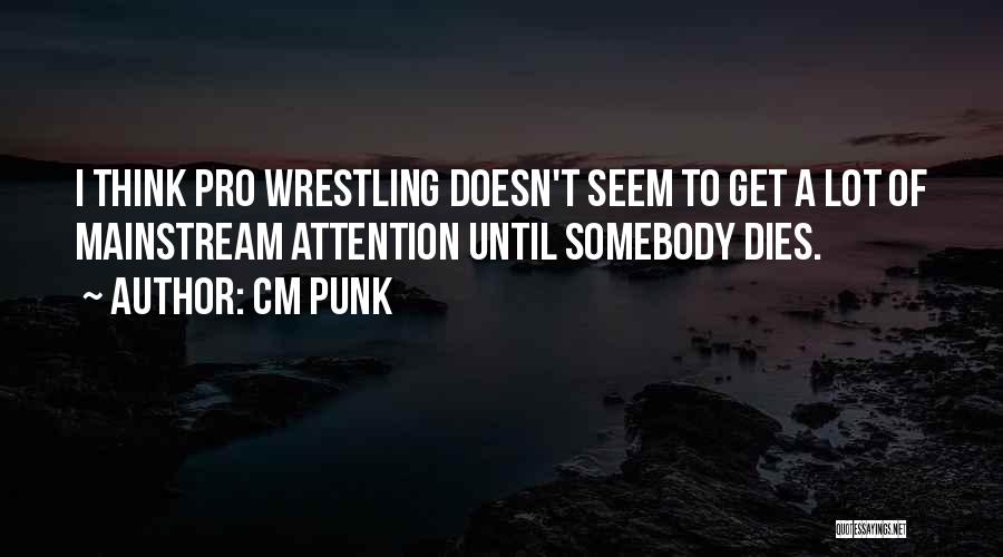 Pro Wrestling Quotes By CM Punk