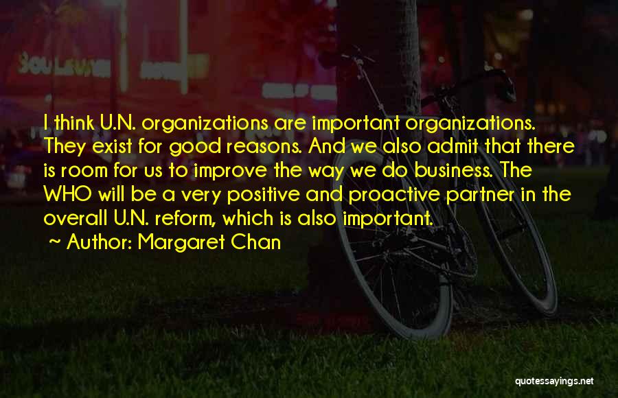 Proactive Business Quotes By Margaret Chan
