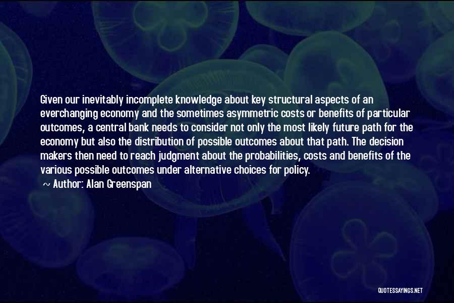 Probabilities Quotes By Alan Greenspan