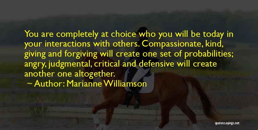 Probabilities Quotes By Marianne Williamson