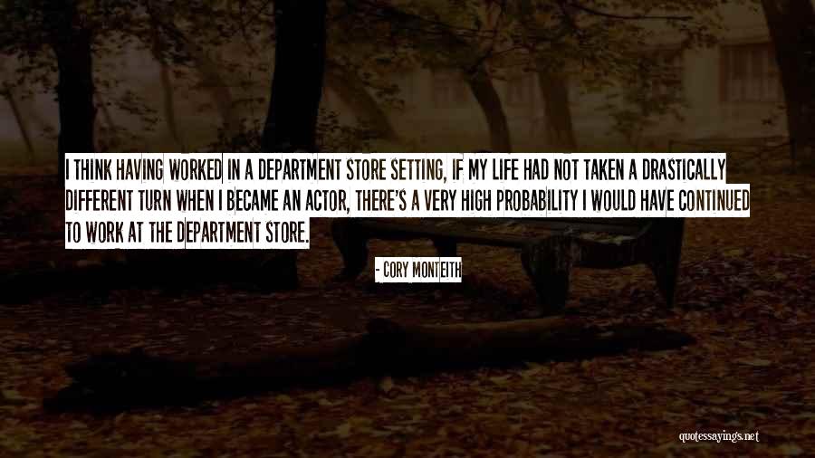 Probability In Life Quotes By Cory Monteith Probability In Life Quotes By Cory Monteith
