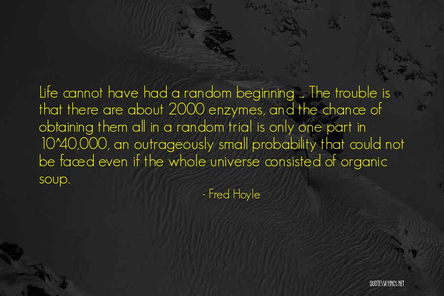 Probability In Life Quotes By Fred Hoyle Probability In Life Quotes By Fred Hoyle
