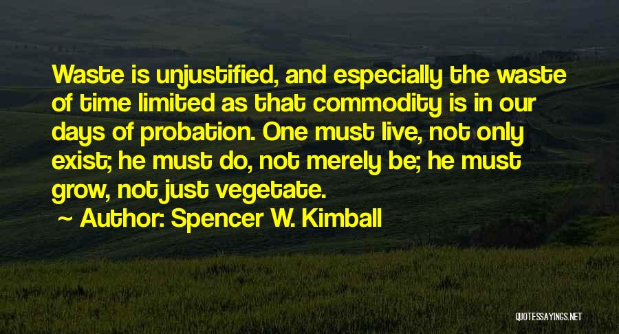 Probation Quotes By Spencer W. Kimball