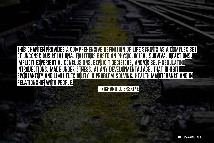 Problem In Relationship Quotes By Richard G. Erskine Problem In Relationship Quotes By Richard G. Erskine