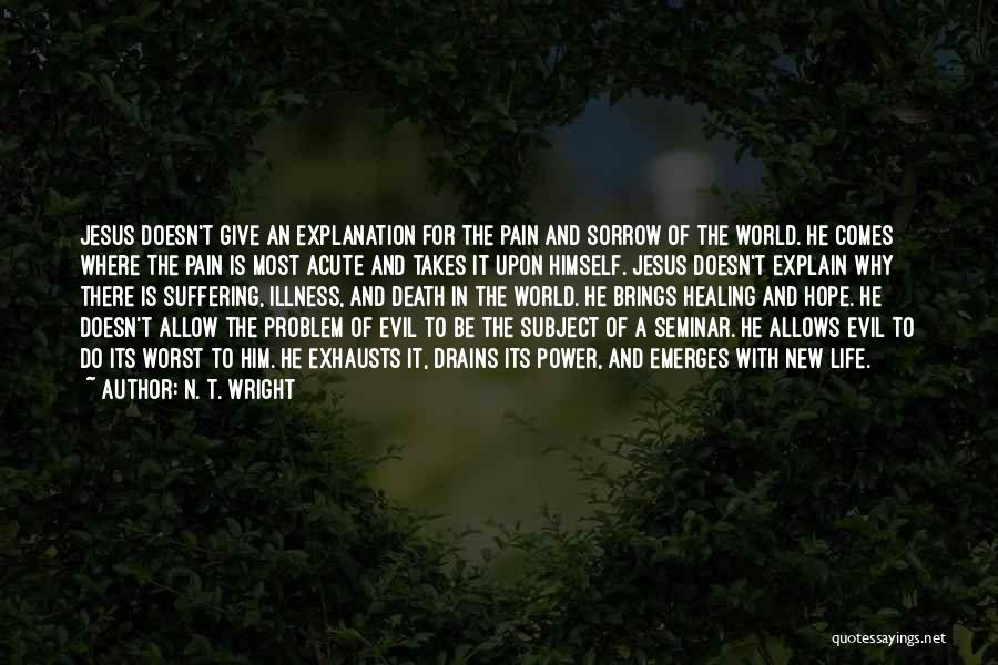 Problem Of Evil Quotes By N. T. Wright