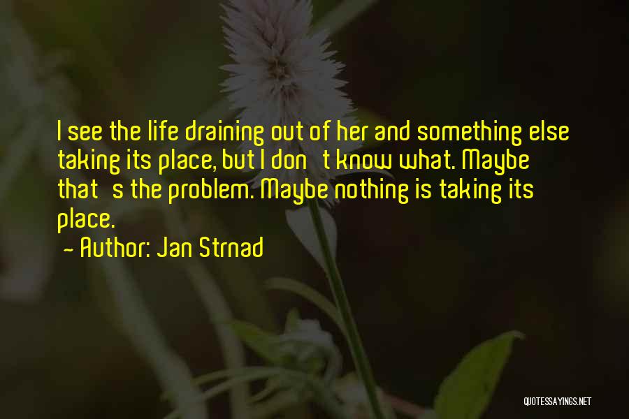 Problem Of Life Quotes By Jan Strnad