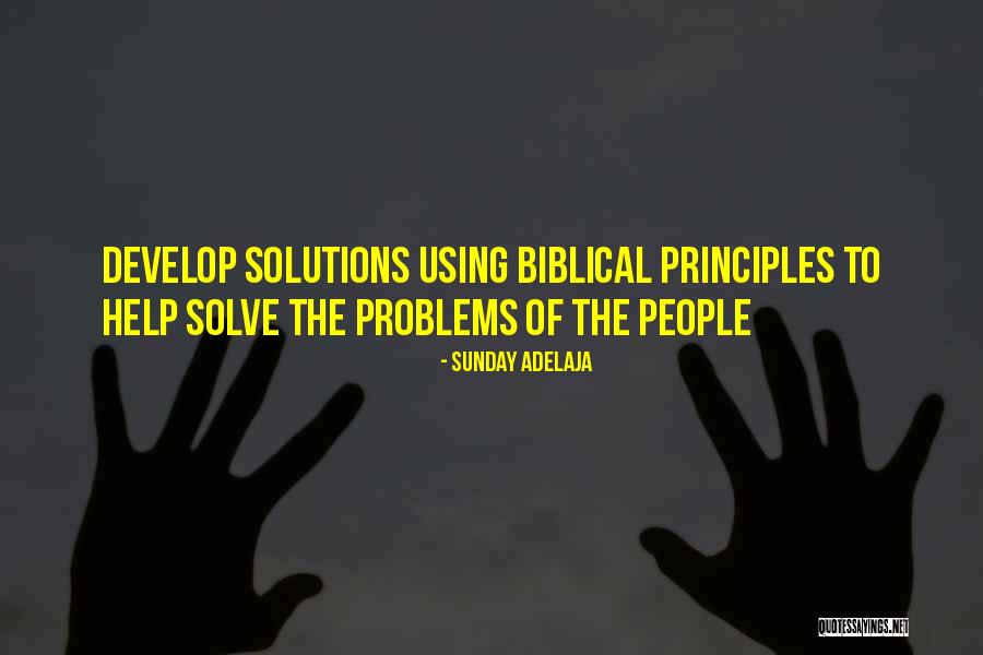 Problem Solving At Work Quotes By Sunday Adelaja Problem Solving At Work Quotes By Sunday Adelaja