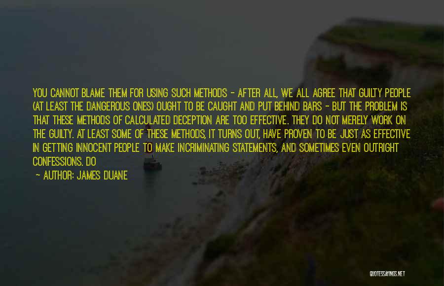 Problem Statements Quotes By James Duane