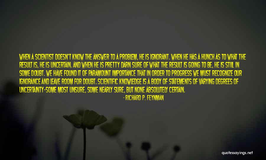Problem Statements Quotes By Richard P. Feynman Problem Statements Quotes By Richard P. Feynman
