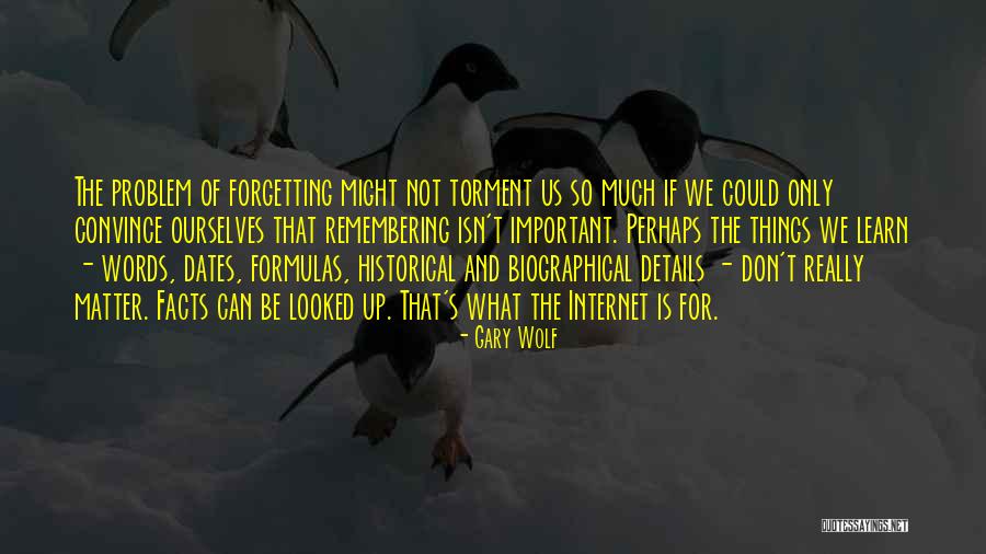 Problem With Internet Quotes By Gary Wolf Problem With Internet Quotes By Gary Wolf