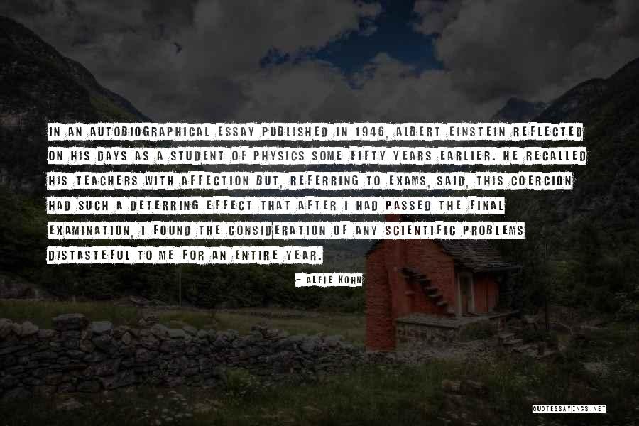 Problems After Problems Quotes By Alfie Kohn
