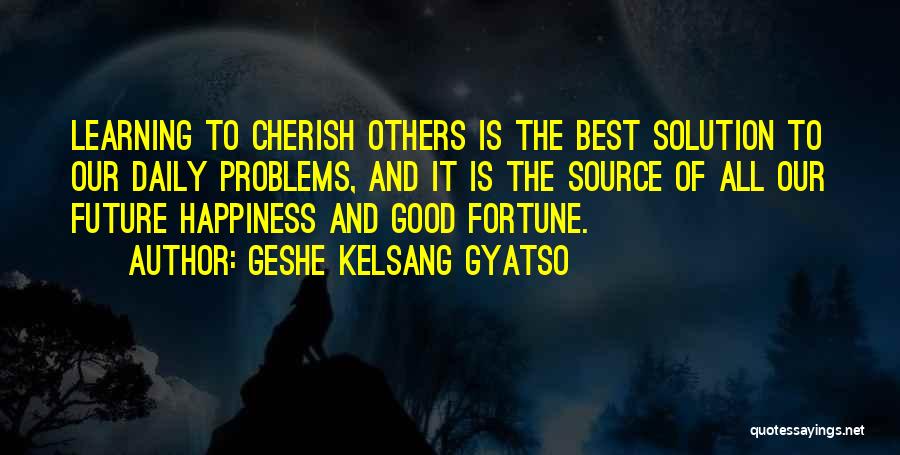 Problems And Happiness Quotes By Geshe Kelsang Gyatso