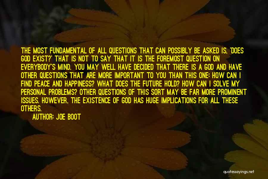 Problems And Happiness Quotes By Joe Boot