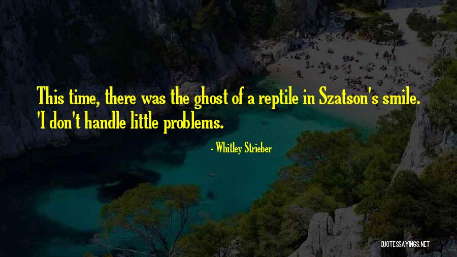 Problems And Smile Quotes By Whitley Strieber