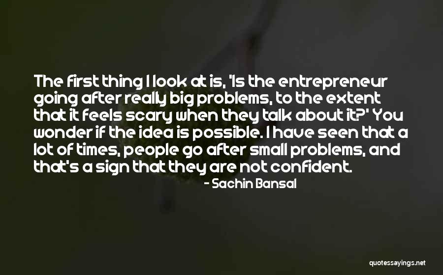 Problems Are Not Big Quotes By Sachin Bansal Problems Are Not Big Quotes By Sachin Bansal