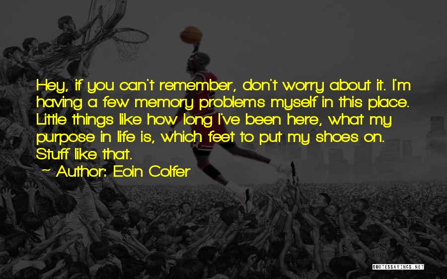 Problems In My Life Quotes By Eoin Colfer