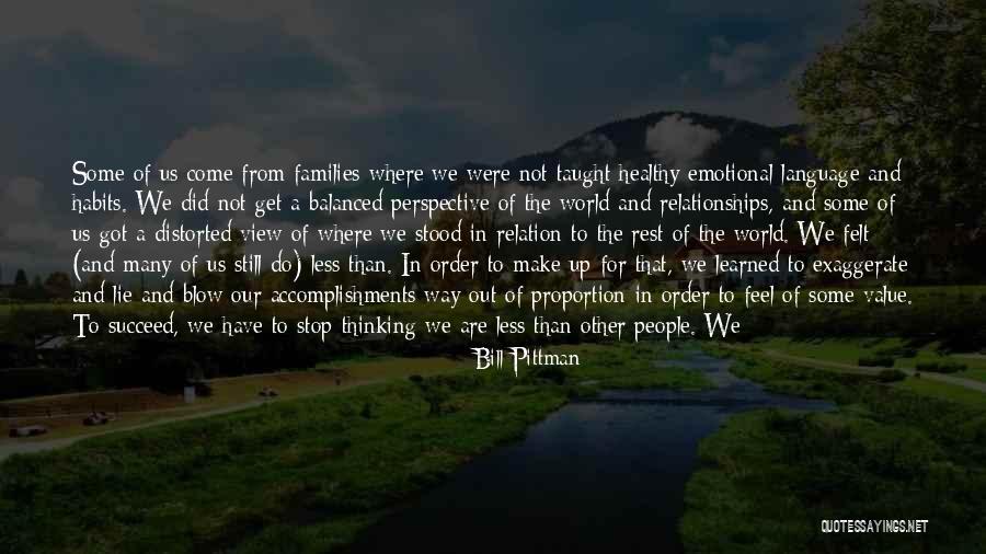 Problems In Relationships Quotes By Bill Pittman