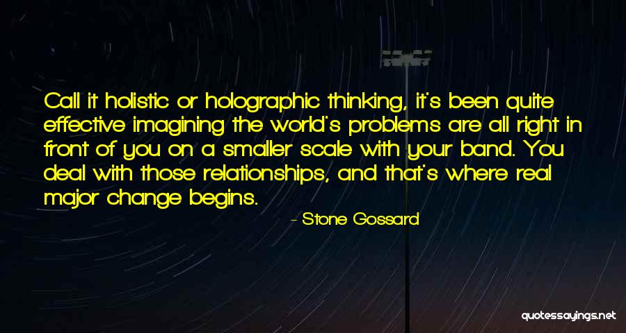 Problems In Relationships Quotes By Stone Gossard