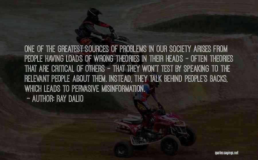 Problems In Society Quotes By Ray Dalio