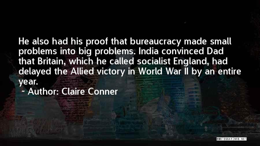 Problems Of India Quotes By Claire Conner