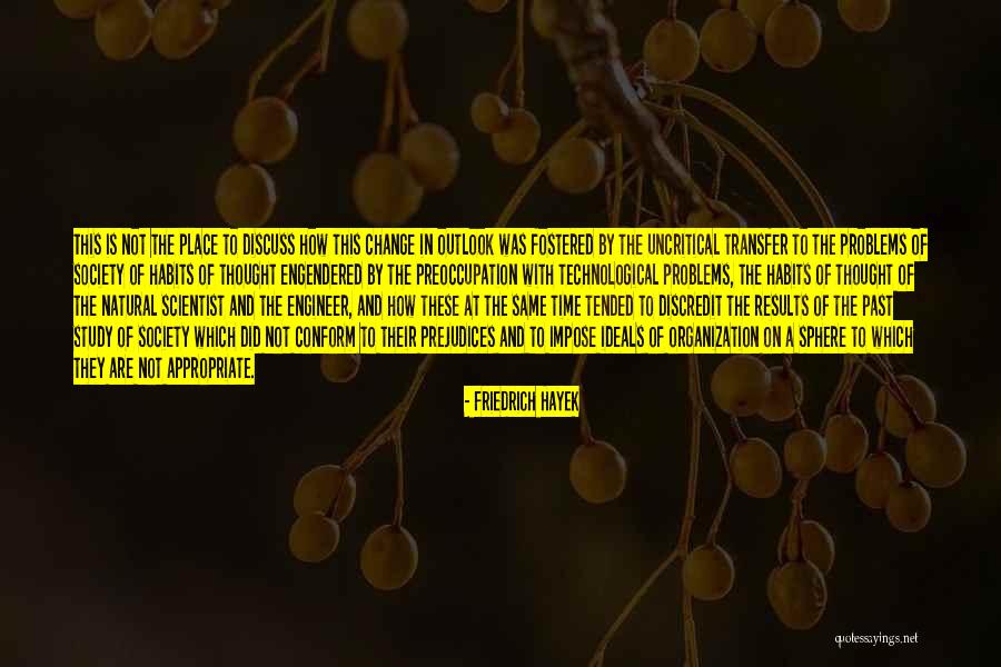 Problems Of The Past Quotes By Friedrich Hayek