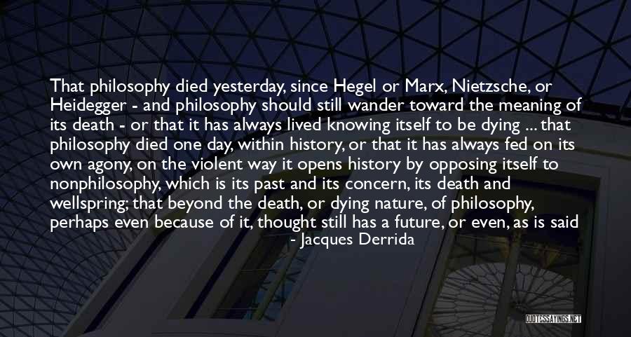 Problems Of The Past Quotes By Jacques Derrida