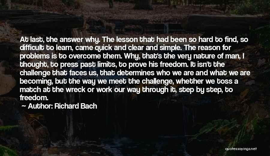 Problems Overcome Quotes By Richard Bach