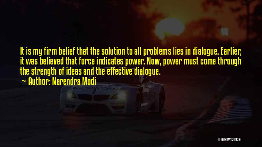 Problems Solution Quotes By Narendra Modi