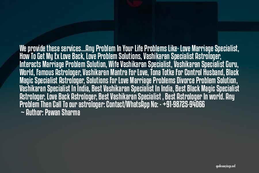 Problems Solution Quotes By Pawan Sharma