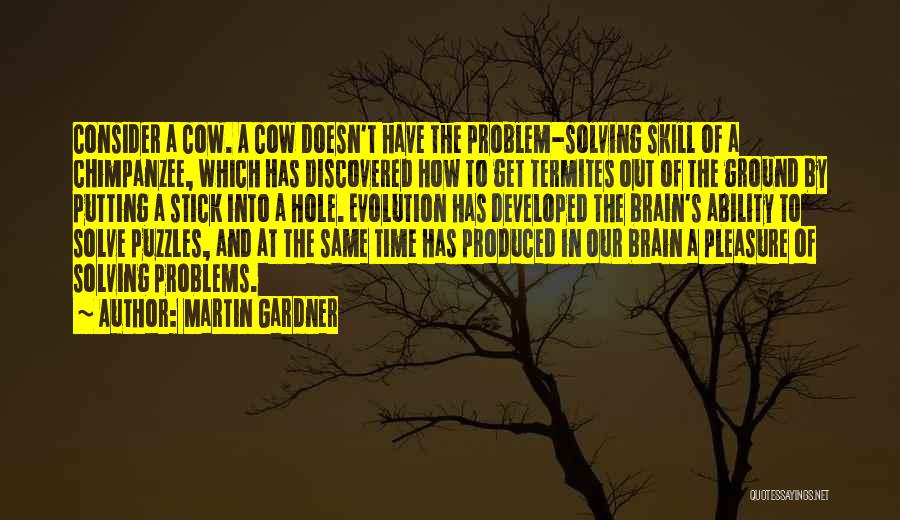 Problems Solving Quotes By Martin Gardner