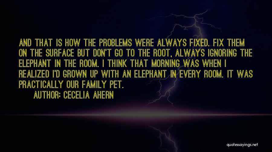 Problems With Family Quotes By Cecelia Ahern