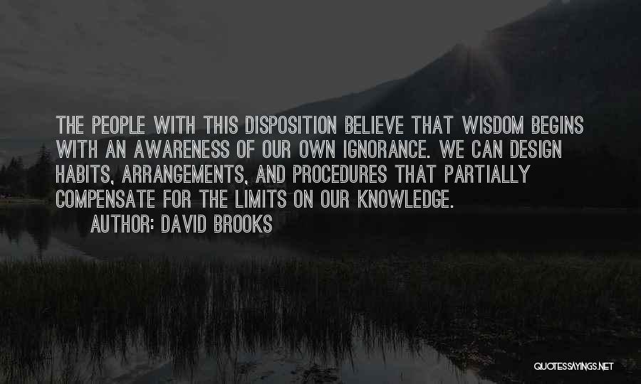 Procedures Quotes By David Brooks