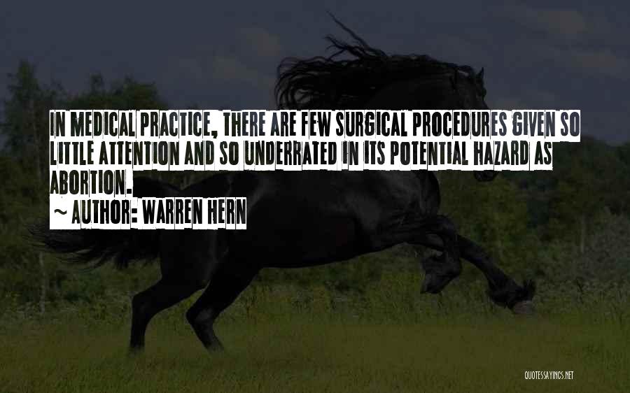 Procedures Quotes By Warren Hern