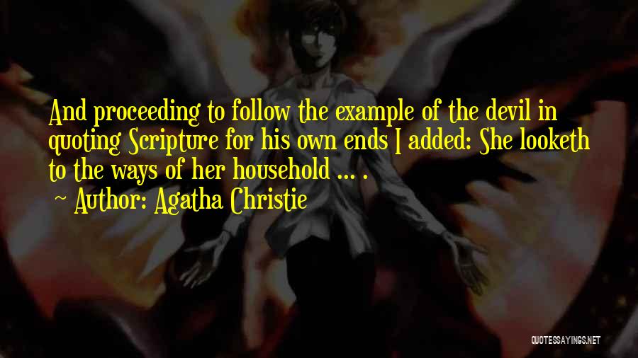 Proceeding Quotes By Agatha Christie