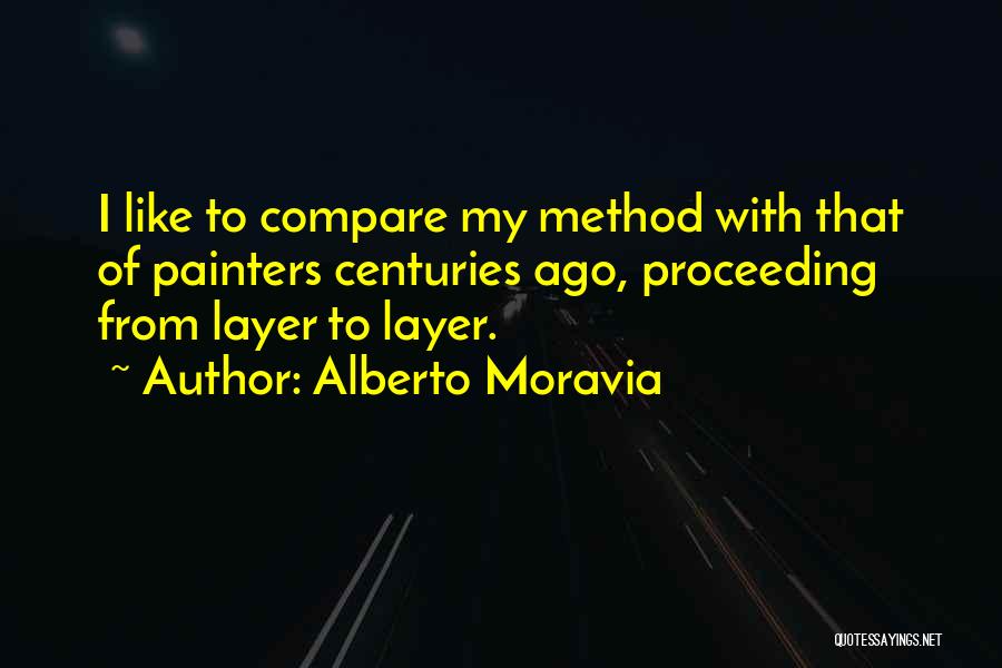 Proceeding Quotes By Alberto Moravia