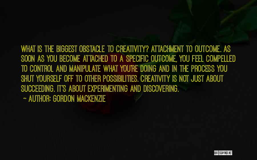 Process And Outcome Quotes By Gordon MacKenzie