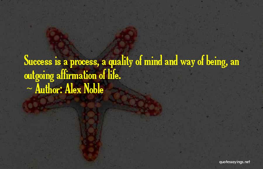 Process And Success Quotes By Alex Noble