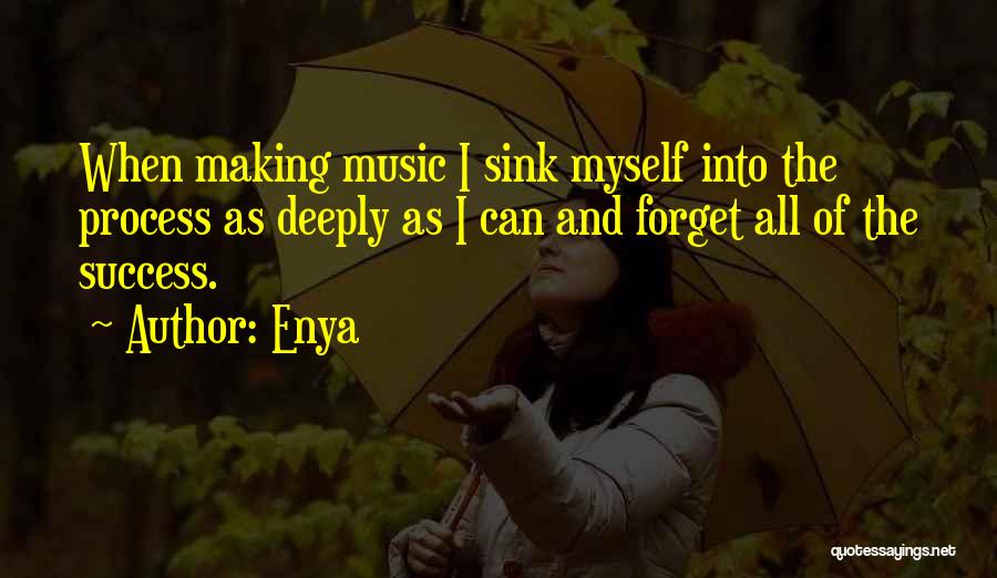 Process And Success Quotes By Enya