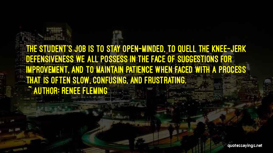 Process Improvement Quotes By Renee Fleming