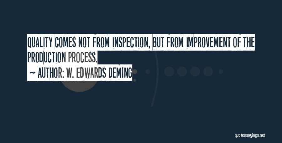 Process Improvement Quotes By W. Edwards Deming