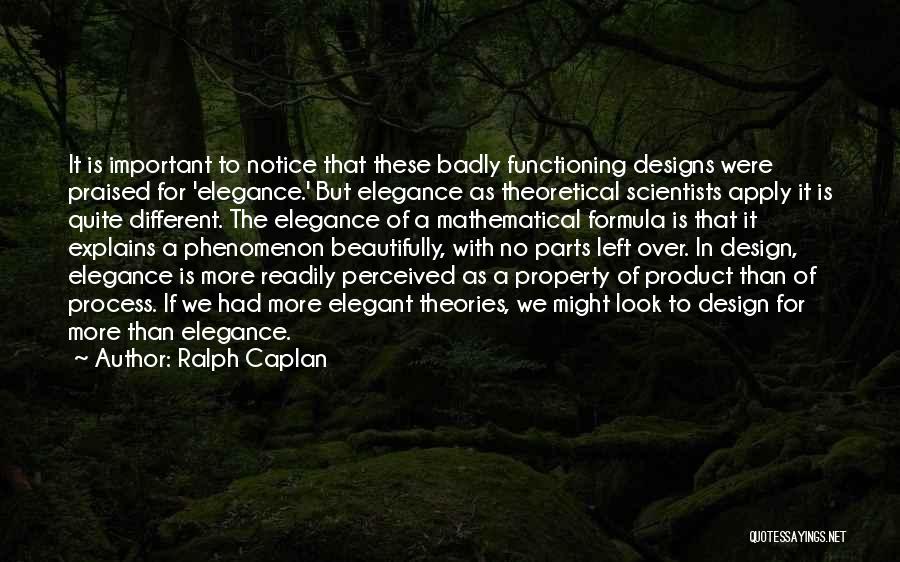 Process Of Design Quotes By Ralph Caplan