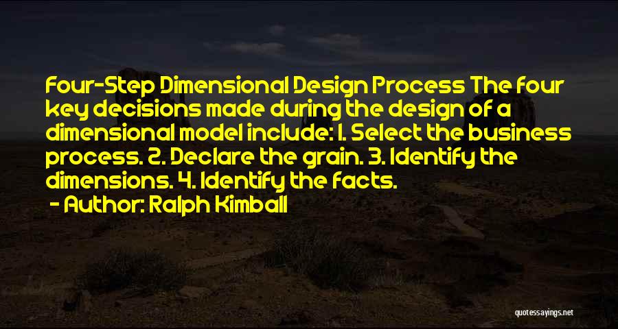 Process Of Design Quotes By Ralph Kimball