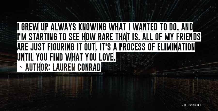 Process Of Elimination Quotes By Lauren Conrad