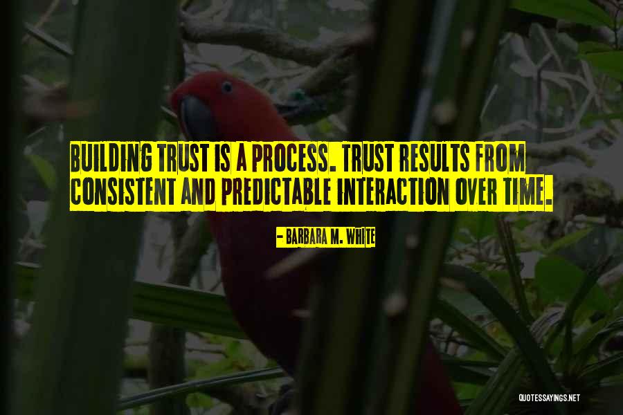 Process Over Results Quotes By Barbara M. White Process Over Results Quotes By Barbara M. White