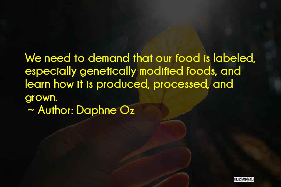 Processed Food Quotes By Daphne Oz