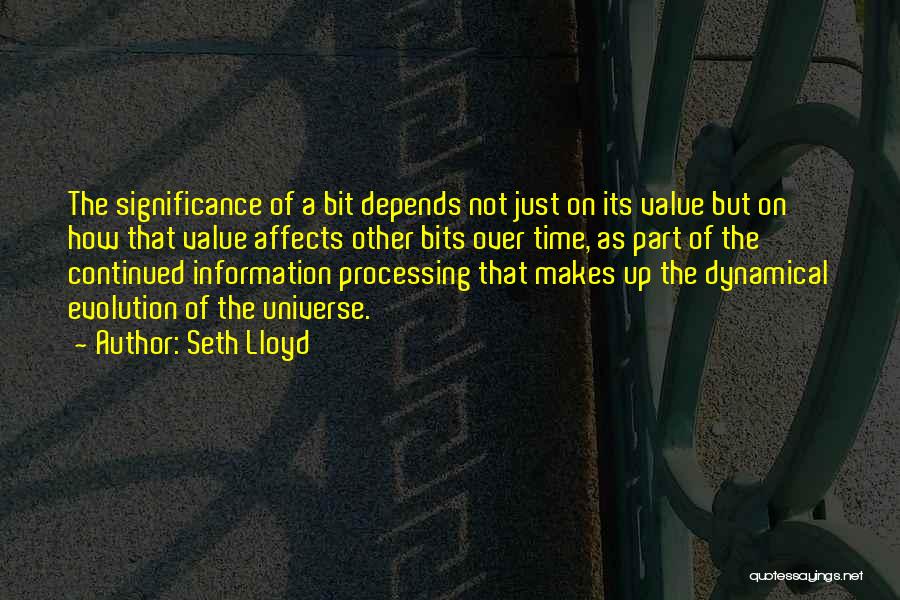 Processing Information Quotes By Seth Lloyd